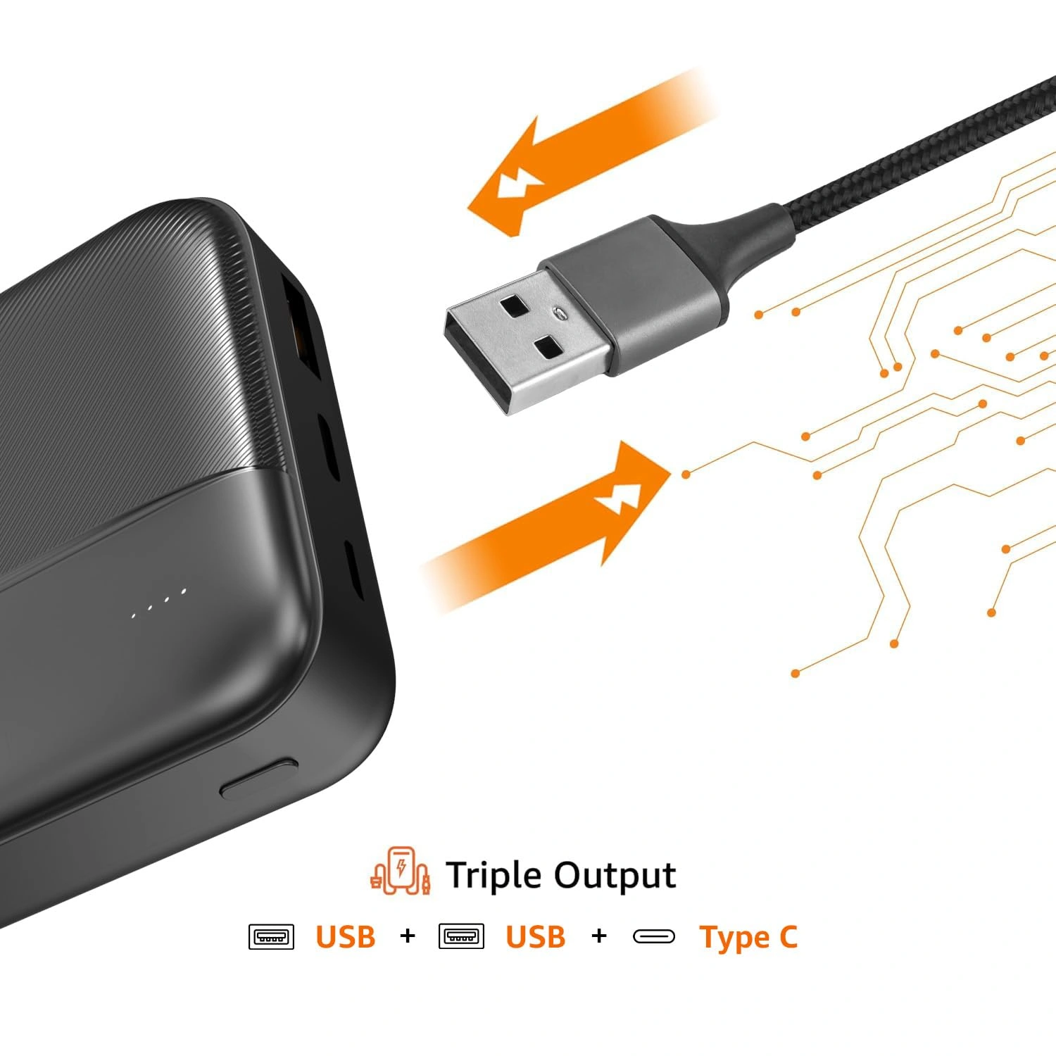 Amazon Basics Power Bank 20000 mAh (Open Box) view 5
